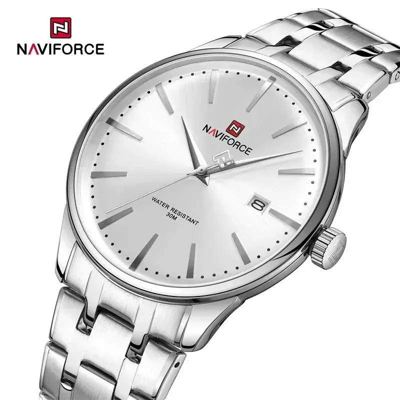 Montre Homme Quartz Calendrier Argent 9230SWS
