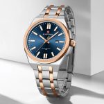 Montre Homme Quartz Calendrier Argent Or 9226SBERG