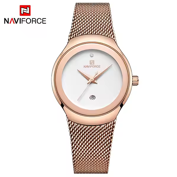 Montre Femme Quartz Calendrier Rose Gold 5004RGW