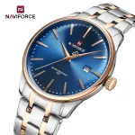 Montre Homme Quartz Calendrier Argent Or 9230SBERG