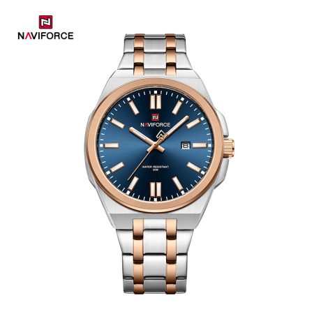 Montre Homme Quartz Calendrier Argent Or 9226SBERG