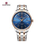 Montre Homme Quartz Calendrier Argent Or 9230SBERG