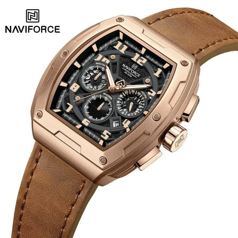 Montre Homme Chronographe Marron 8053RGRGLBN
