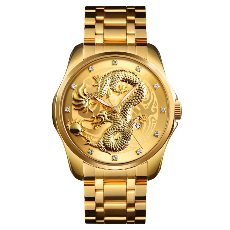 Montre Homme Skmei en Acier Or 9193GDGD