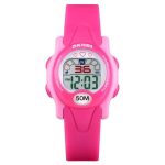 Montre Enfant en Silicone Rose Foncé 1478RS