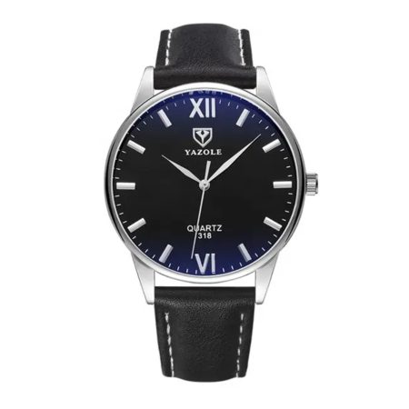 Montre Homme Yazole en Cuir Noir 318BLBL