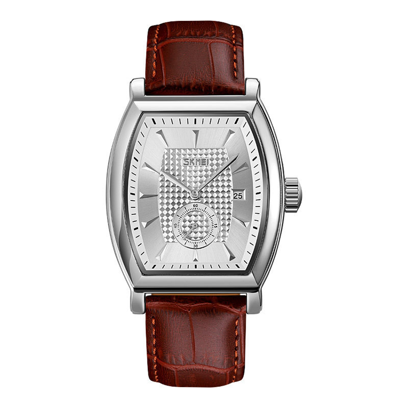 Montre Homme Quartz Calendrier Marron 9306SISI