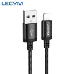 Cable de recharge Tressé iPhone Lightning 2.4A USB-A
